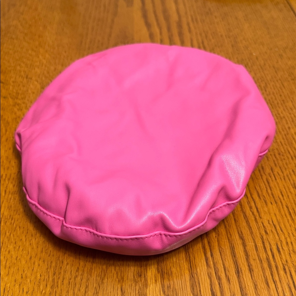 💓Pink Leather Beret💓